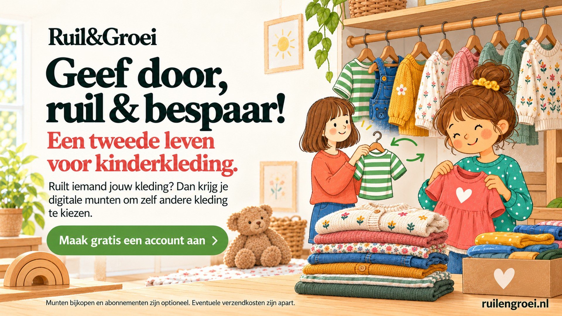 Geef door, ruil & bespaar! in 16:9